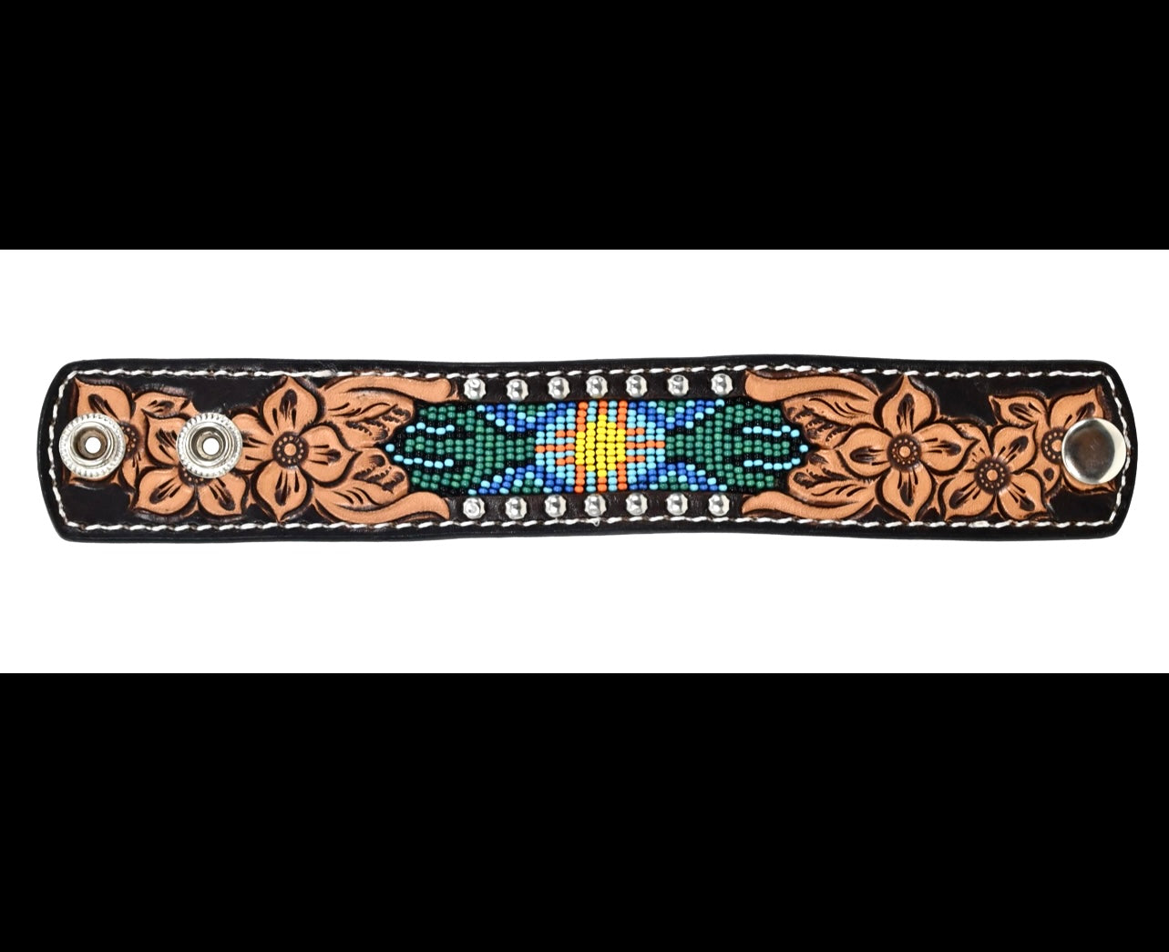 CACTUS BEADED CUFF