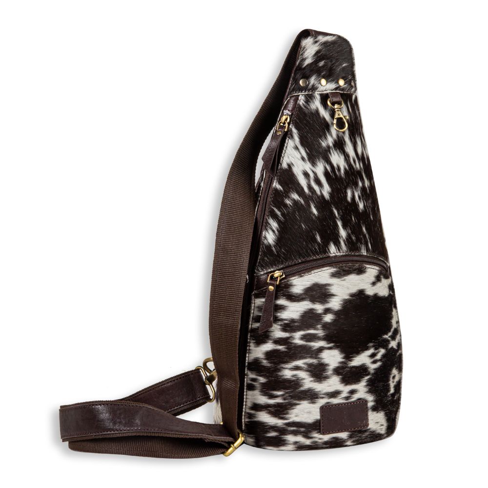 BUCKET SLING COWHIDE - CHOCOLATE