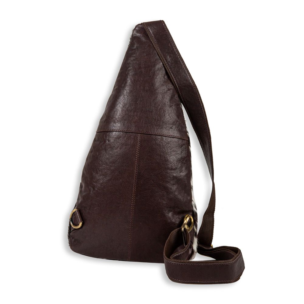 BUCKET SLING COWHIDE - CHOCOLATE