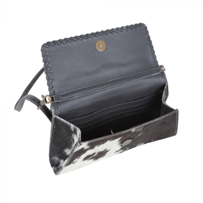 CHIC TOOLED HAIRON WALLET CROSSBODY