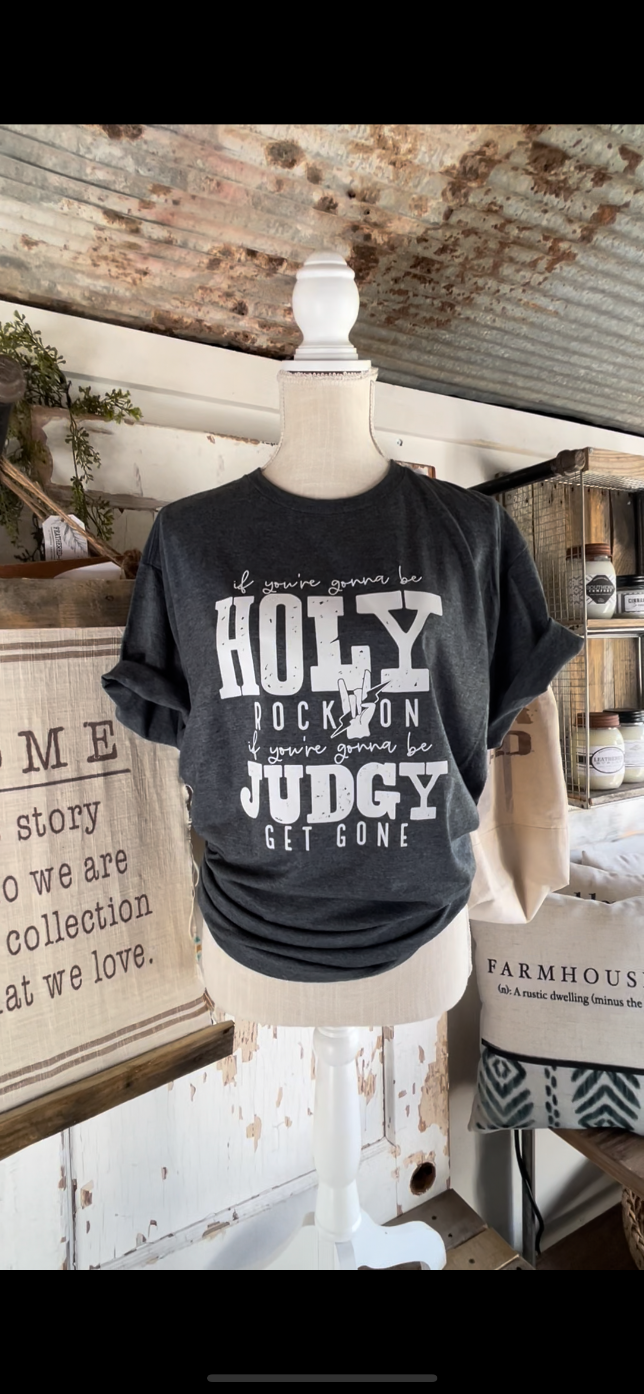 IF YOU'RE GONNA BE HOLY...ROCK ON