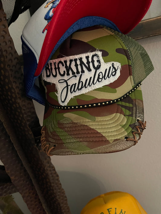 BUCKING FABULOUS CAMO HAT
