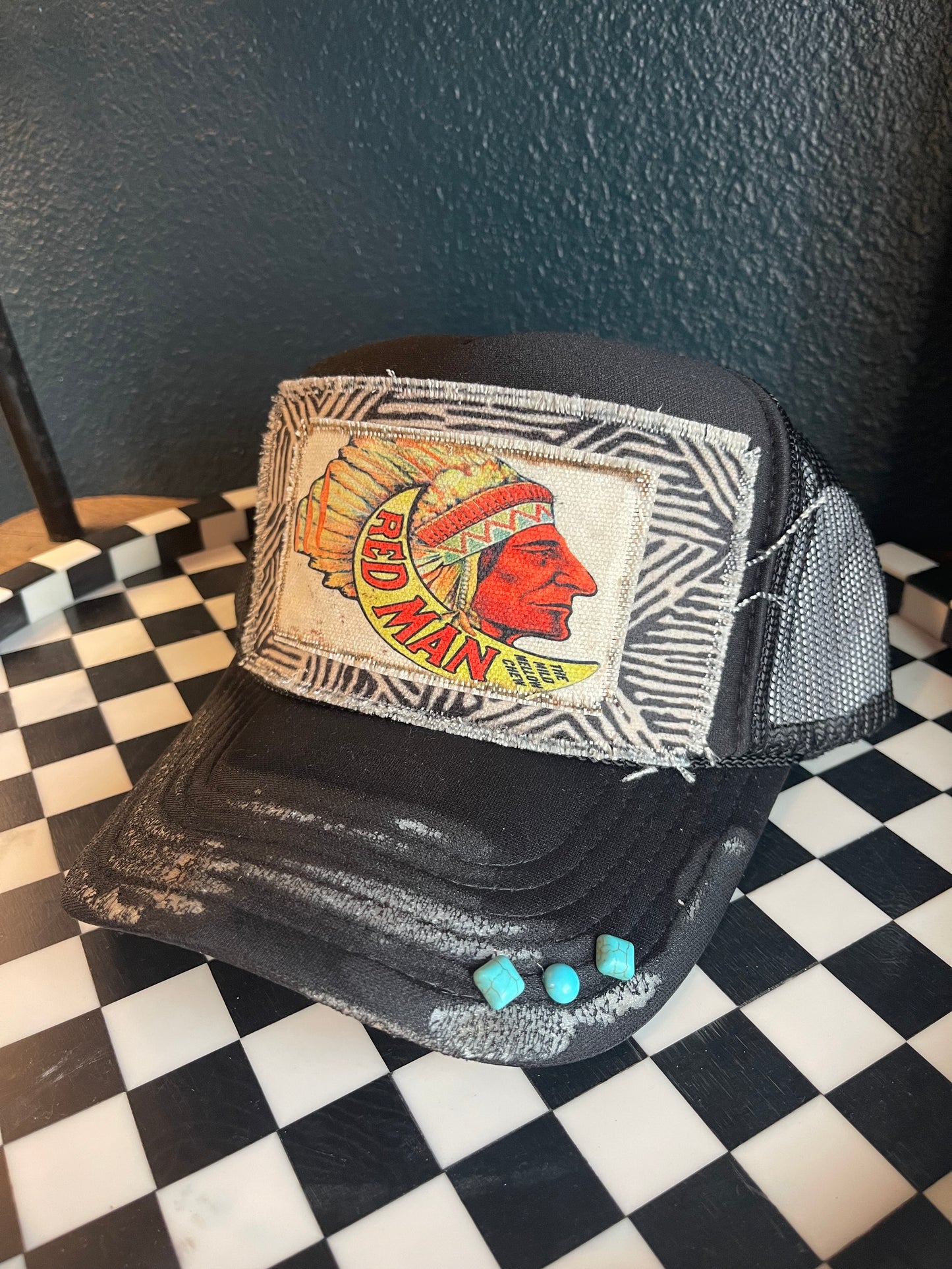 Native Vibes Trucker (Red Man)