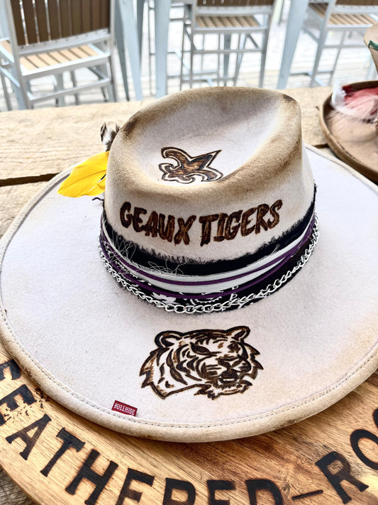 CUSTOM LSU HAT