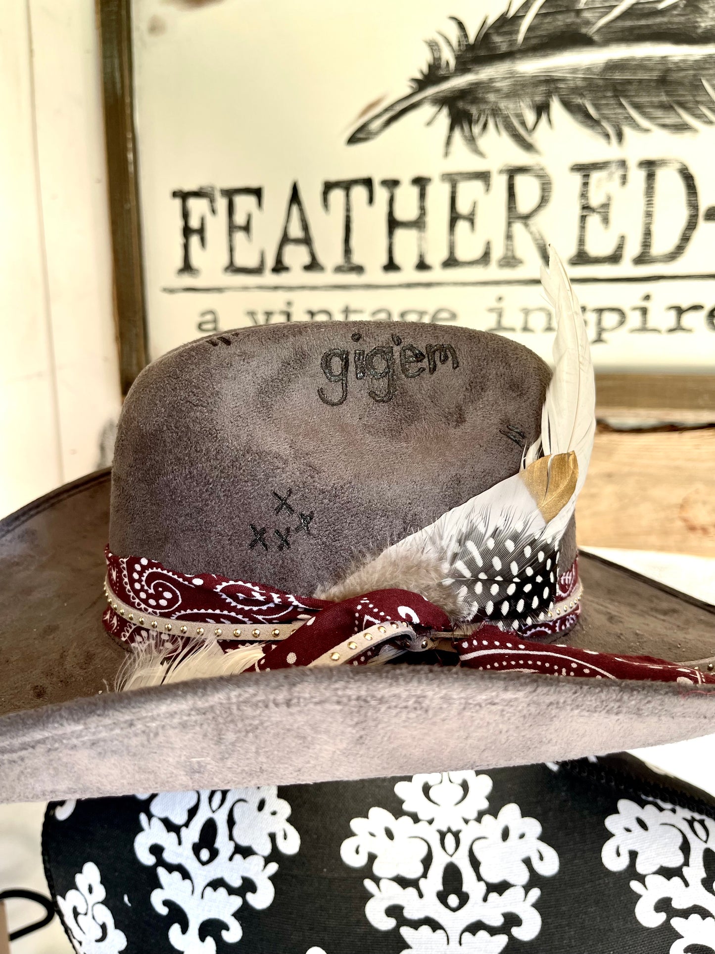 Custom Aggie Cowboy Hat