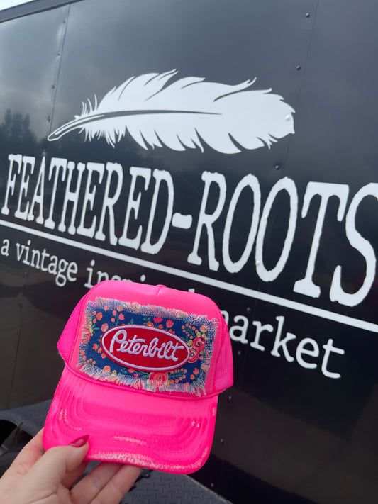 Peterbilt Hat-Pink