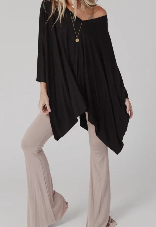 Black Tunic Top (PRE-ORDER)