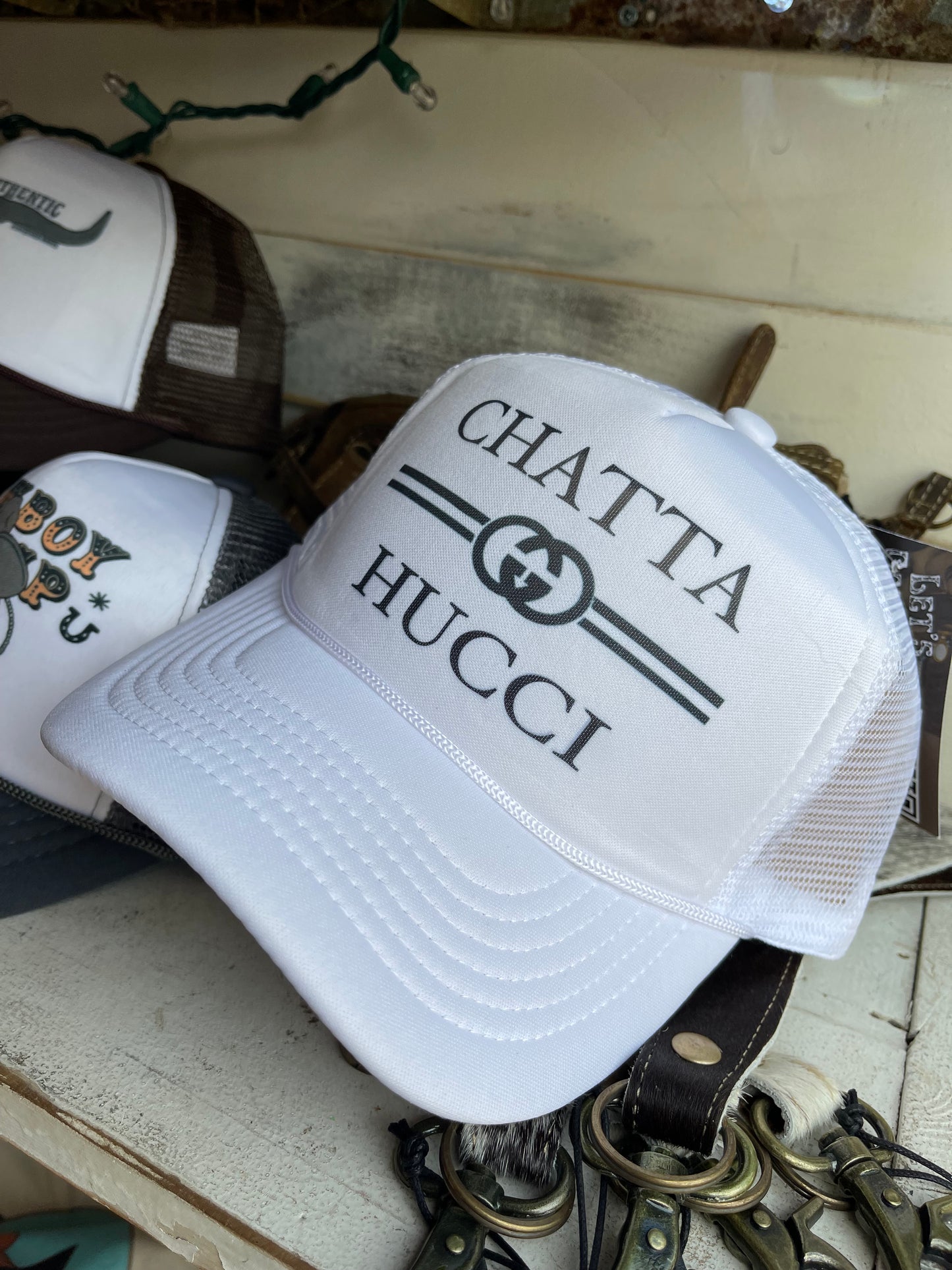 CHATTA HUCCI TRUCKER BALL CAP