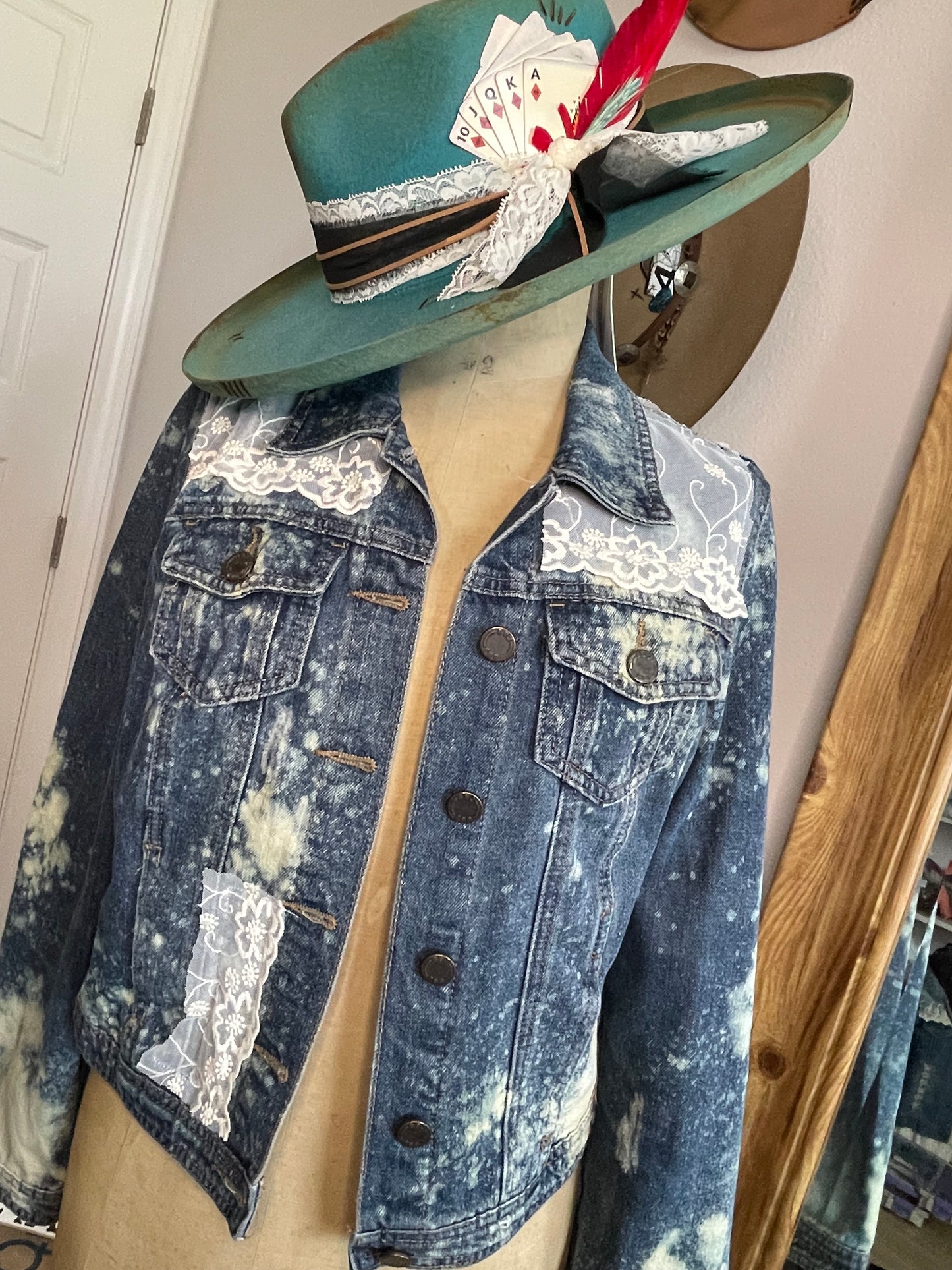 Denim and Lace - MEDIUM