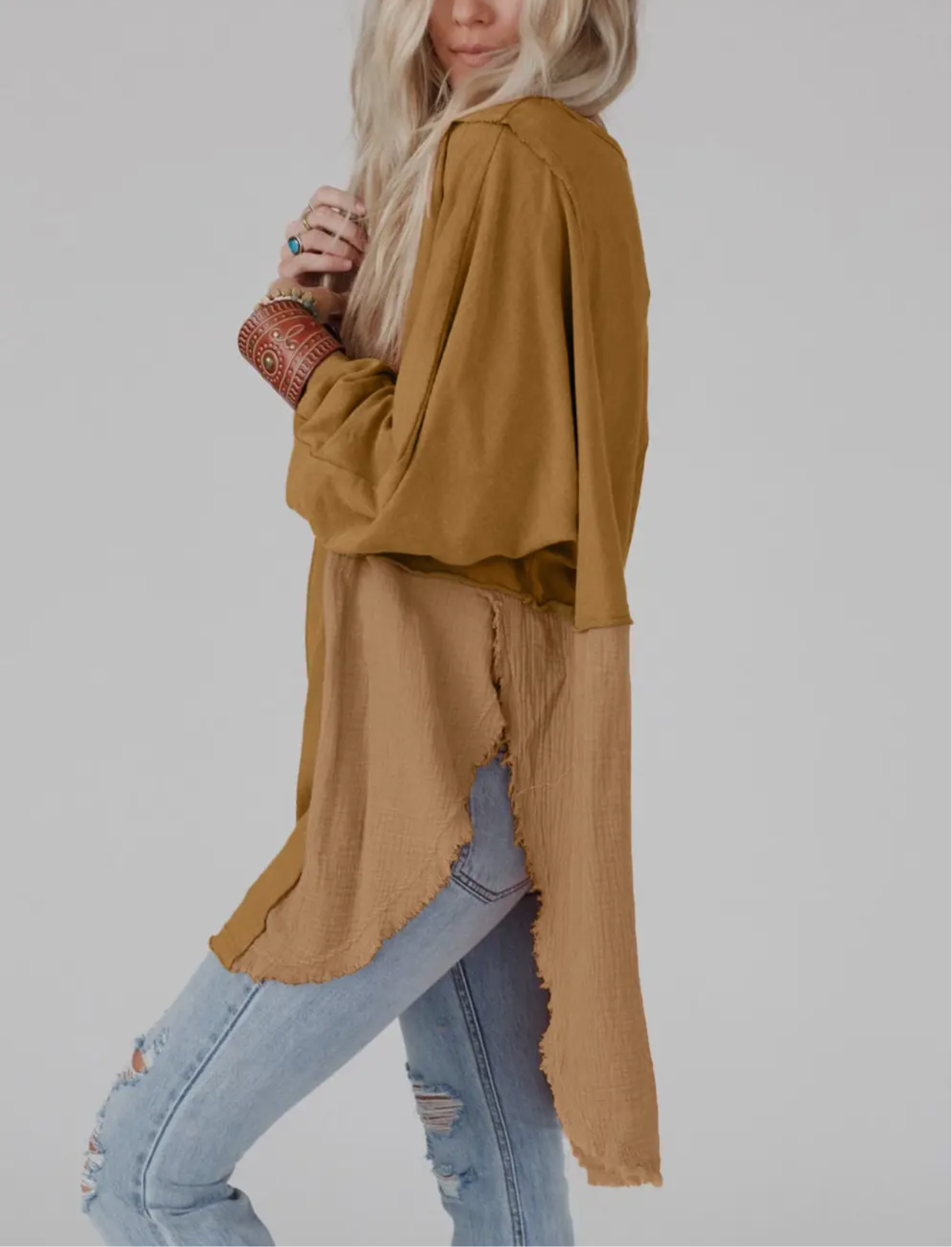 Simply Comfort Camel Top