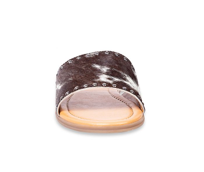 COWHIDE SLIDE - DARK HIDE