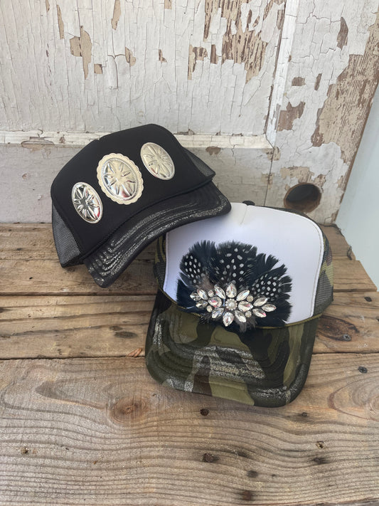 Black Concho Hat