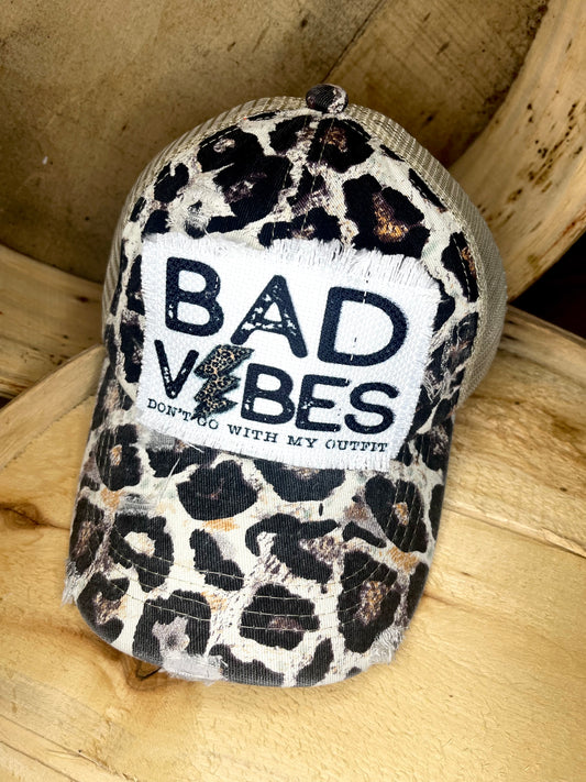 LEOPARD - BAD VIBES HAT